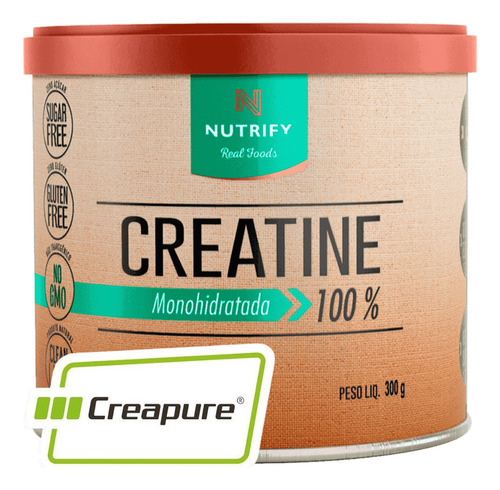 Creatina Com Selo Creapure Nutrify 300g - Original Com Nfe 
