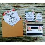 Partes Matrimonio Invitaciones 15u. + Envío Gratis!!