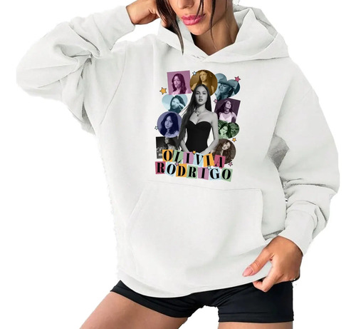 Sudadera Con Gorro Letras Fotos Colores Olivia Rodrigo