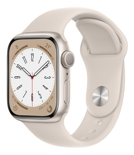 Apple Watch Series 8 (41mm, Gps) Color De La Caja Blanco Color De La Correa Blanco Color Del Bisel Blanco - Distribuidor Autorizado