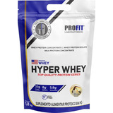 Hyper Whey Protein 1,8kg Isolado E Concentrado - Profit Labs Sabor Baunilha