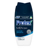 Jabon Liquido Antibacterial Men Active Sports 250ml Protex