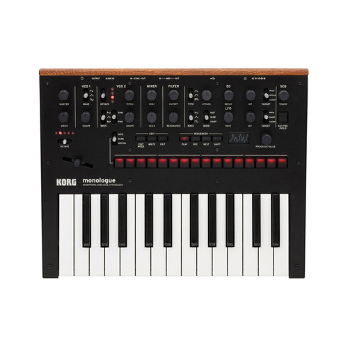 Sintetizador Korg Analogico Monofonico 25 Teclas Monologue