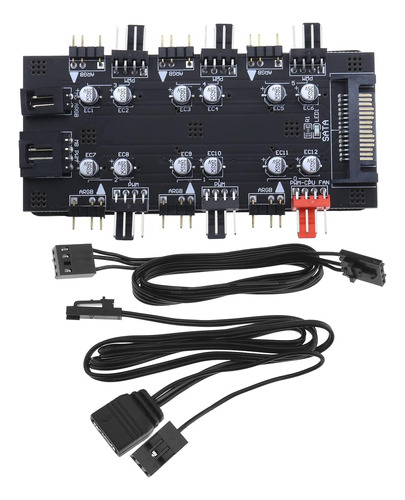 Interfaz P/ Coolers Microtraders 12v 4pin Pwm & 5v 3pin Argb