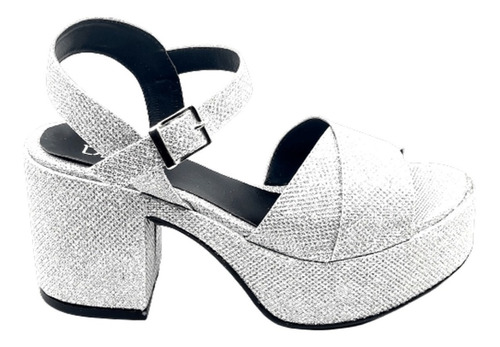 Sandalias Mujer Zapatos Cruzada Plataforma Liviano 9 Cm L390