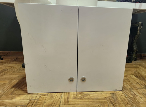 Mueble Colgante Tipo Alacena Con Estante Laqueado Blanco