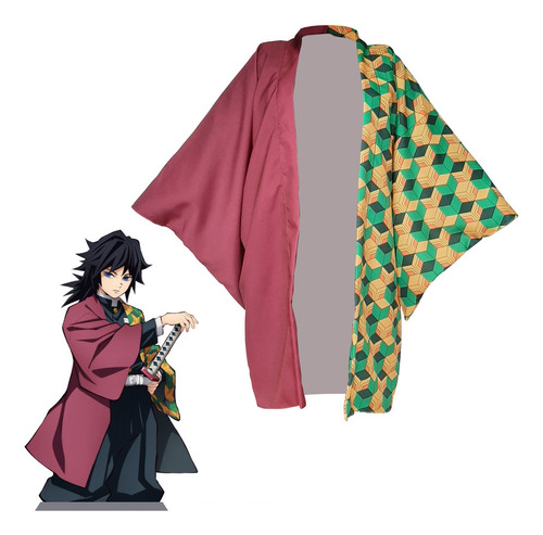 Cosplay Haori Giyu Tomioka - Capa Kimono Demon Slayer