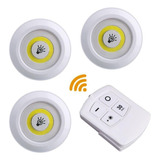 3 Luces Inalambrica Led De Emergencia Control Remoto Luz Led