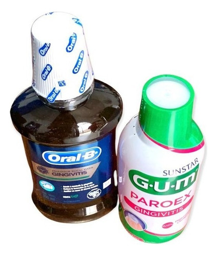 Kit De Enjuagues Bucales Gingivitis Oralb Y Gum 300 Ml
