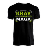 Remera Krav Maga Israeli Defense Fitness  Algodon 100% Mma 