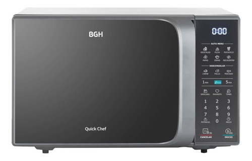 Microondas Bgh B120ds20 Digital Silver 20 Lts.