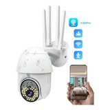 Cámara De Seguridad Exterior Ptz Ip Wifi 1080p V380 Pro Q79