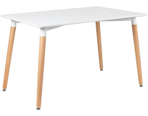 Mesa De Jantar Retangular Eames Cozinha 80 X 120 Cores Cor Da Tampa Branco