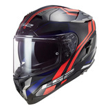 Casco Cerrado Ls2 Challenger Propeller Rojo/azul