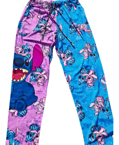 Pantalon Unisex Pijama De Stitch Modal Premium Galeca