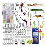 Kit Accesorios D/pesca Orootl Aparejos Agua Salada 212pcs