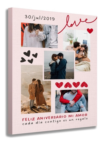 Cuadros Personalizados Para San Valentín Parejas 90 X 50 Cms