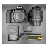  Nikon D3200 Dslr Color  Negro, Usada Con Escasos Disparos.