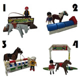 Playmobil Sets De Equitacion Caballos Ponys Granja Mazonas 