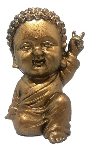 Estatua Buda Criança Paz E Amor