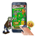 Invitación Interactiva Botones Plantas Vs Zombies