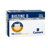 Biozinc D Vitamina C D Y Zinc Comprimidos Efervescentes X 10