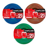 Cable Unipolar 2.5mm Trefilcon Pack X 3 Rollos De 50 Mts