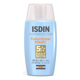 Fotoprotector Isdin Spf 50+ Fusion Water Oil Free Toque Seco Protector Solar Piel Sensible