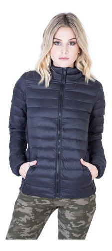 Campera Inflable De Mujer Con Piel Ultralivina Nueva Oferta 