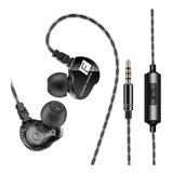 Fone De Ouvido In-ear Gamer Qkz Ck9 Black