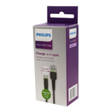 Cable Micro Usb De Carga Y Datos Philips Resistente + Envio 