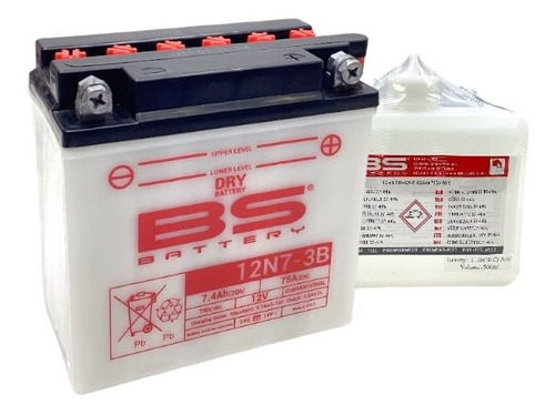 Bateria Dry 12volt 7 Ah ''bs-battery'' (12n7-3b)