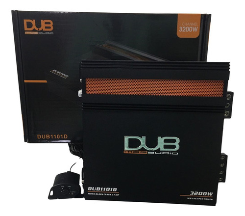 Amplificador Dub 2ch Clase D 3200w Max Dub1101d 1 Ohm