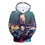 Sudaderas Con Capucha 3d Kimetsu No Yaiba De Moda Demon Slay