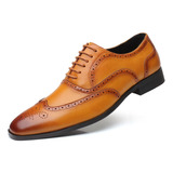 Zapatos De Vestir Vintage Business Brogue Para Caballero