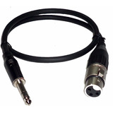 Cable  Canon/xlr Hembra Plug Stereo 1,5m  St Kwc 185 Neon