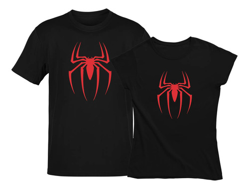Kit Playeras De Parejas Spiderman El Hombre Araña | Meses sin interés