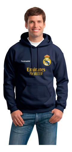 Buzo Hoodie Capota Real Madrid Champion League 2024