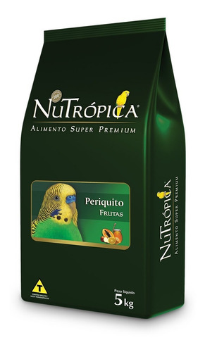 Ração Extrusada - Nutrópica - Periquito - 5 Kg