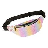  Fanny Pack For Kids, Glitter Waist Bag Shiny Bags With...