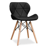 Silla Eames Dsw Hexagonal Tapizada  Velvet Decoraciones