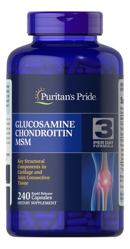 Puritan's Pride | Glucosamine, Chondroitin & Msm | 240 Caps