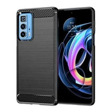 Funda Carbono Premium + Vidrio 9h Para Motorola Edge 30 Pro 