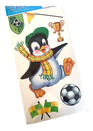 Adesivo De Geladeira Pinguim Copa Do Mundo Seleção Brasil 