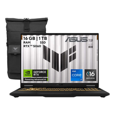 Laptop Asus Tuf F16 FX608JMR-RV069W Negro Intel Core i7 | Meses sin interés