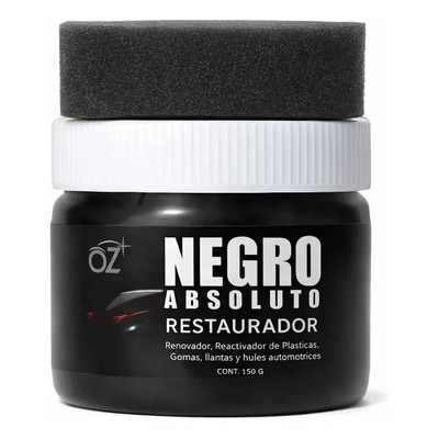 Restaurador Negro Absoluto Para Plásticos Llantas Y Gomas Oz | Meses sin interés