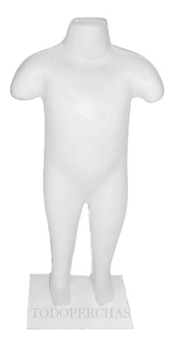 Maniqui Figura De Bebe/niño Talle 2 - Plastico Irrompible