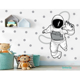 Adesivo De Parede Decoração Infantil Astronauta Espaço