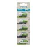 Pilas Philco Recargable  Doble  Aa 2700 Mah  