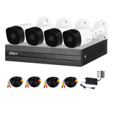 Kit Videovigilancia Dvr 4 Canales Wizsense 4 Camaras 5mp